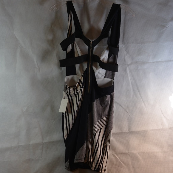 Poetry Clothing Black and White Stretchy Sundress M- nWT - Picture 5 of 8